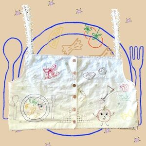 SOLD🥄🍽️ The Dinner Time handmade top